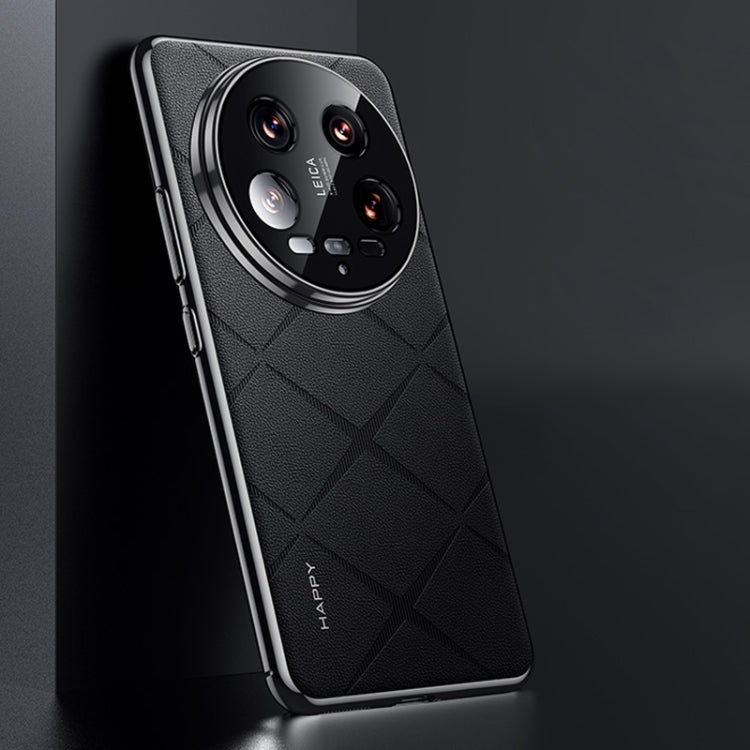 Plain Leather PC Phone Case