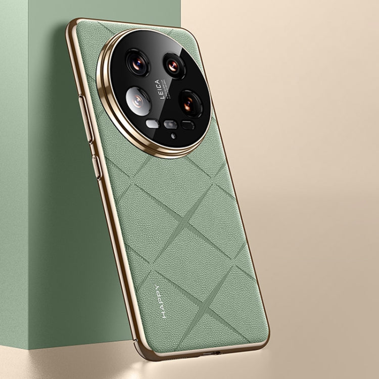 Plain Leather PC Phone Case