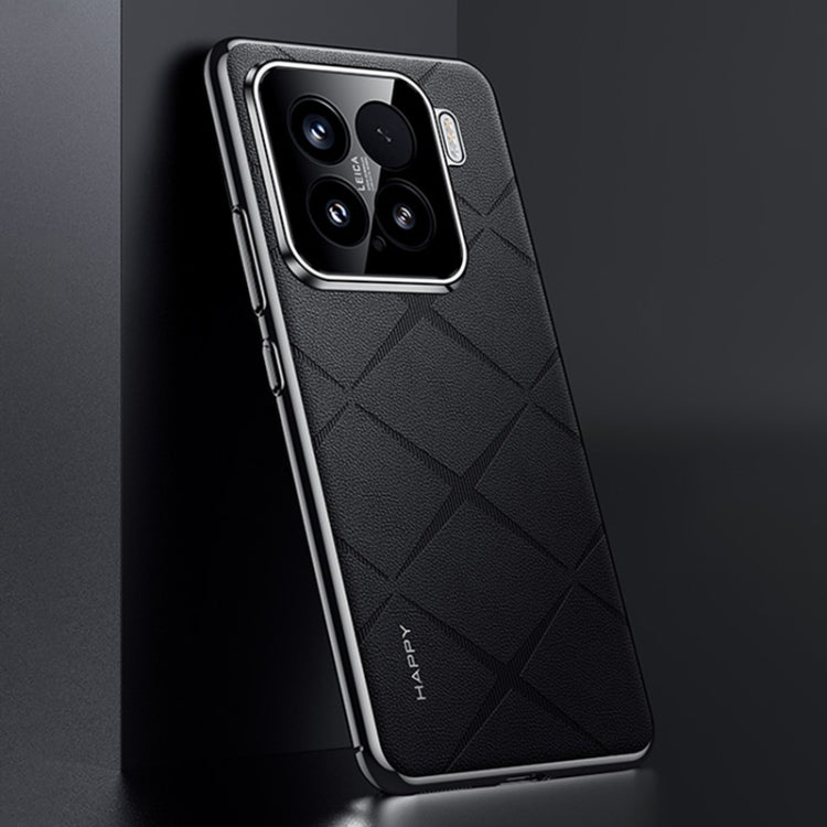 Plain Leather PC Phone Case