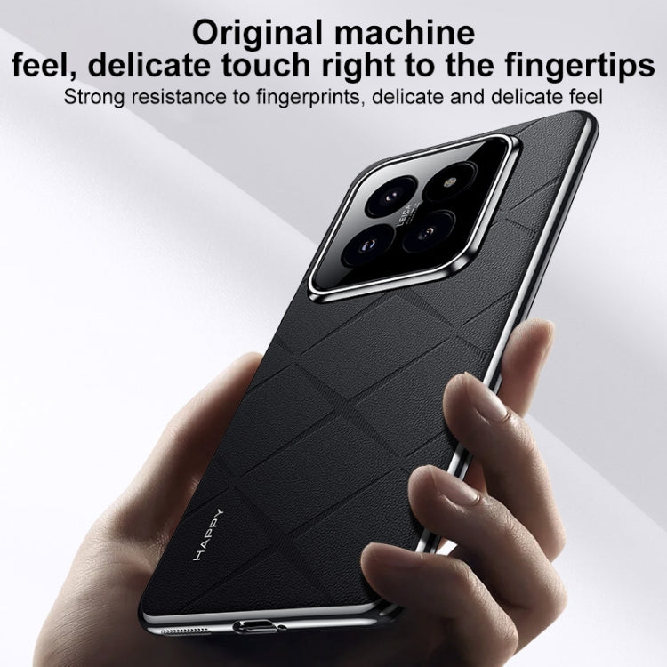 Plain Leather PC Phone Case