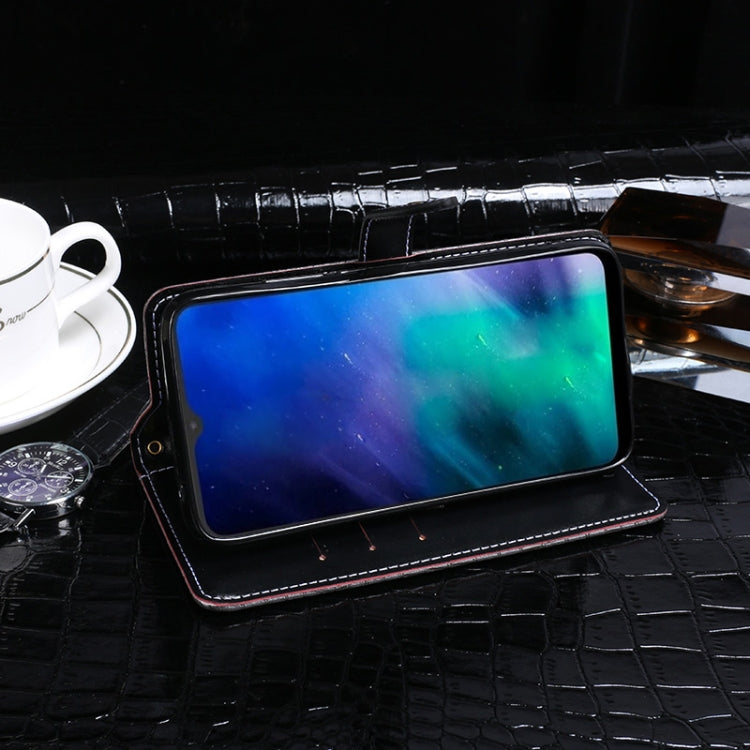 idewei Crocodile Texture Horizontal Flip Leather Case with Holder &amp; Card Slots &amp; Wallet