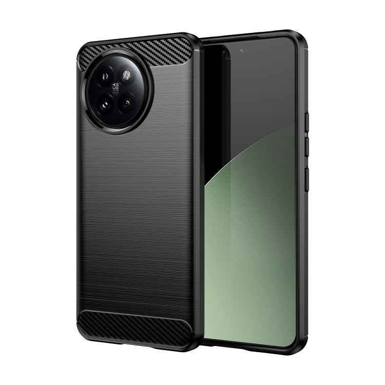 Carbon Fiber Brushed Texture TPU Phone Case, For Xiaomi Poco X7 Pro, For Xiaomi 15 Pro, For Xiaomi 15, For Xiaomi 14T Pro, For Xiaomi 14 Civi, For Xiaomi Civi 4 Pro