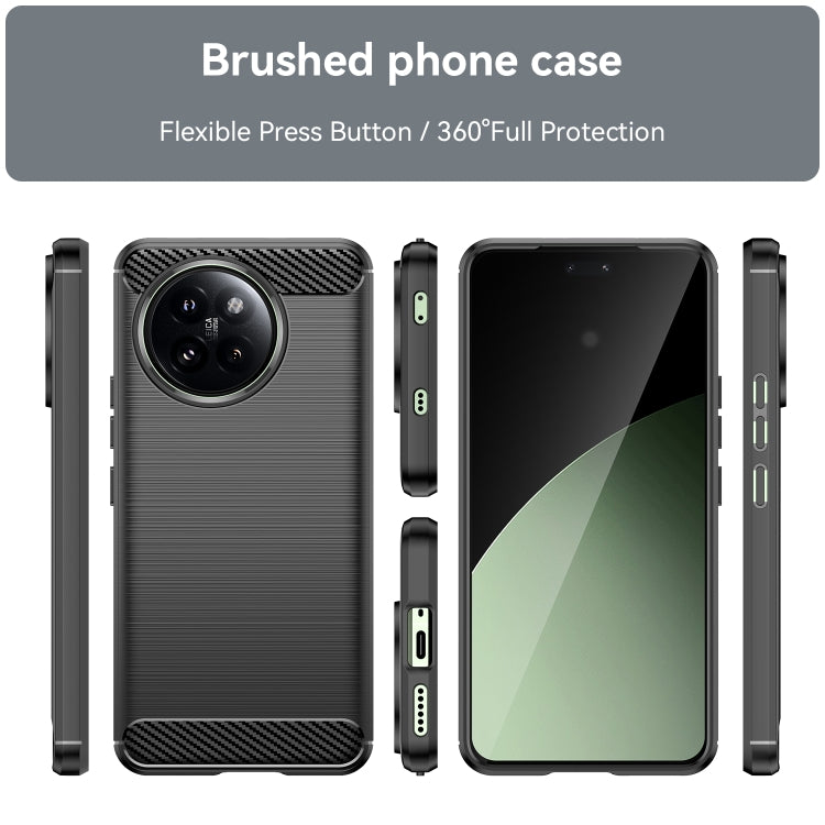 Carbon Fiber Brushed Texture TPU Phone Case