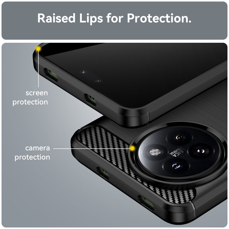 Carbon Fiber Brushed Texture TPU Phone Case