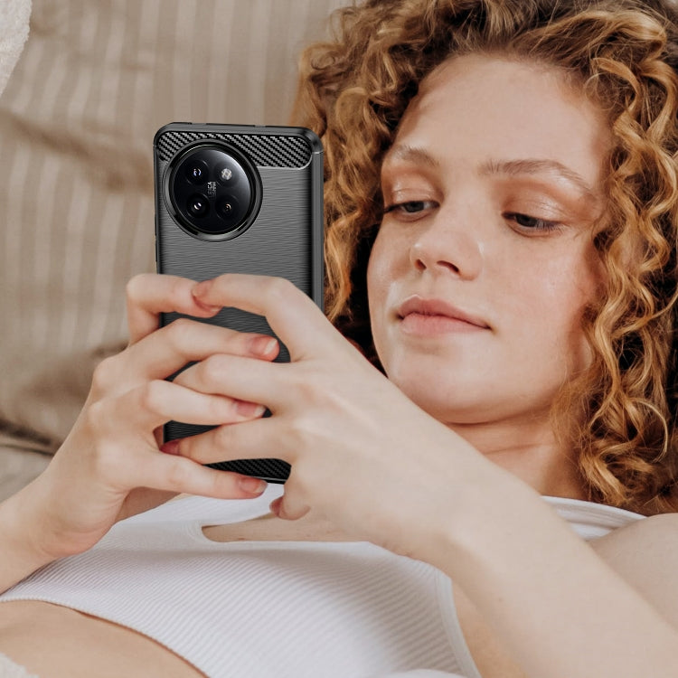 Carbon Fiber Brushed Texture TPU Phone Case