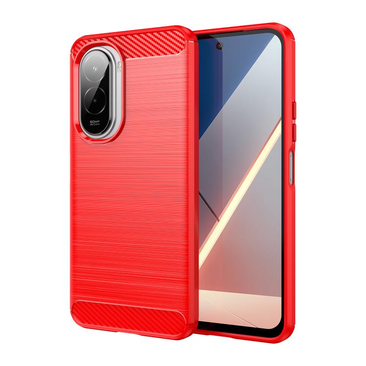 Carbon Fiber Brushed Texture TPU Phone Case, For Xiaomi 17 Pro Max, For Xiaomi 17 Pro, For Xiaomi 17, For Xiaomi Poco M7 4G 169mm, For Xiaomi Poco M7 Plus 5G, For Xiaomi 15T Pro 5G, For Xiaomi 15T 5G, For Xiaomi Poco F7 Ultra