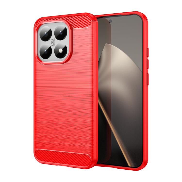 Carbon Fiber Brushed Texture TPU Phone Case, For Xiaomi 15T 5G, For Xiaomi Poco F7 Ultra, For Xiaomi Poco F7 Pro, For Xiaomi 15 Ultra, For Xiaomi Poco X7 Pro, For Xiaomi 15 Pro, For Xiaomi 15, For Xiaomi 14T Pro