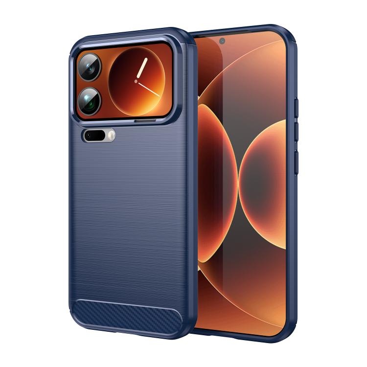 Carbon Fiber Brushed Texture TPU Phone Case, For Xiaomi 17 Pro Max, For Xiaomi 17 Pro, For Xiaomi 17, For Xiaomi Poco M7 4G 169mm, For Xiaomi Poco M7 Plus 5G, For Xiaomi 15T Pro 5G, For Xiaomi 15T 5G, For Xiaomi Poco F7 Ultra