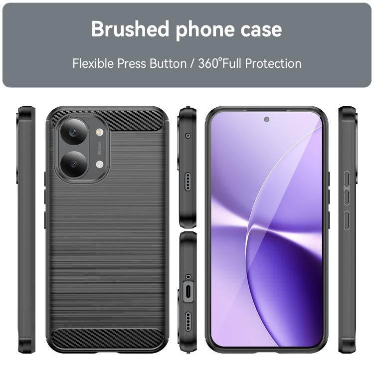 Carbon Fiber Brushed Texture TPU Phone Case, For Xiaomi Poco X8 Pro Max 5G, For Xiaomi Poco X8 Pro 5G, For Xiaomi 17 Ultra, For Xiaomi 17 Pro Max, For Xiaomi 17 Pro, For Xiaomi 17, For Xiaomi Poco M7 4G 169mm, For Xiaomi Poco M7 Plus 5G