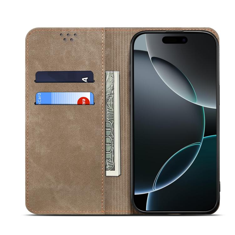 Denim Texture Casual Style Horizontal Flip Leather Case, For Xiaomi 15 Ultra, For Xiaomi 15 Pro, For Xiaomi 15, For Xiaomi 14T Pro, For Xiaomi Poco M6 4G