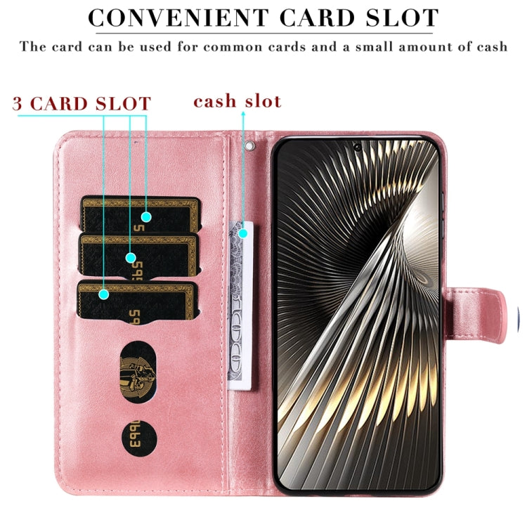 Fashion Calf Texture Zipper Leather Phone Case, For Xiaomi Poco F6