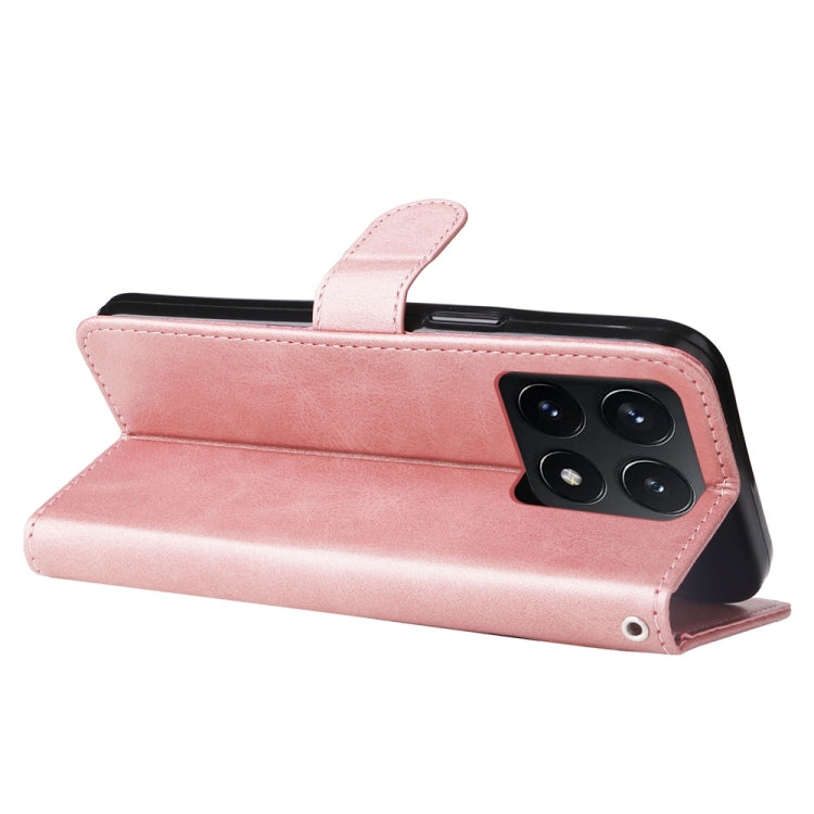 Fashion Calf Texture Zipper Leather Phone Case, For Xiaomi 14T, For Xiaomi Poco F6