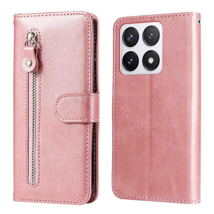 Fashion Calf Texture Zipper Leather Phone Case, For Xiaomi 15, For Xiaomi 14T Pro, For Xiaomi 14T, For Xiaomi Poco F6