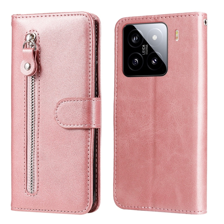 Fashion Calf Texture Zipper Leather Phone Case, For Xiaomi 15, For Xiaomi 14T Pro, For Xiaomi 14T, For Xiaomi Poco F6