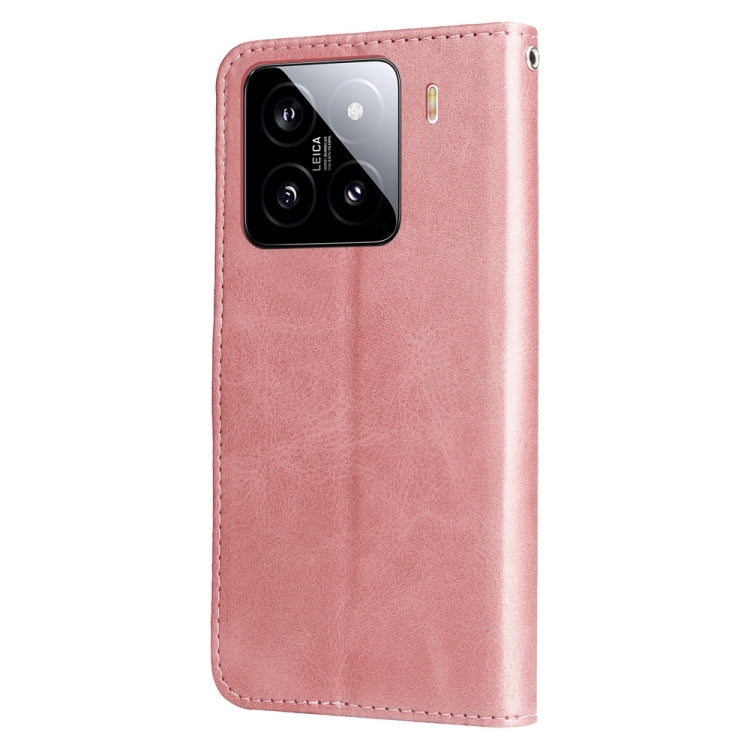 Fashion Calf Texture Zipper Leather Phone Case, For Xiaomi 15, For Xiaomi 14T Pro, For Xiaomi 14T, For Xiaomi Poco F6