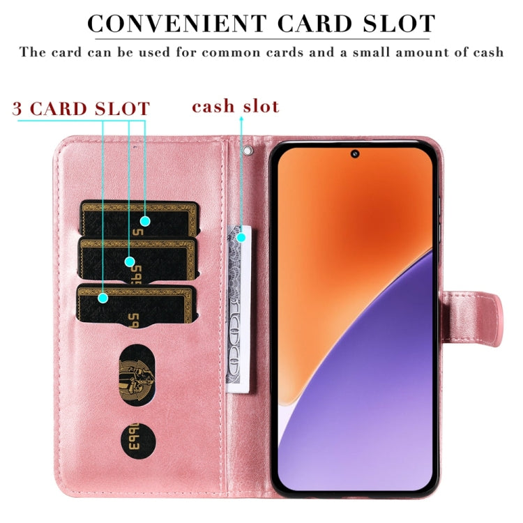 Fashion Calf Texture Zipper Leather Phone Case, For Xiaomi 15, For Xiaomi 14T Pro, For Xiaomi 14T, For Xiaomi Poco F6