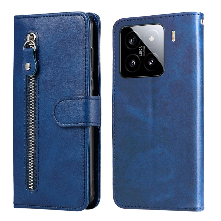Fashion Calf Texture Zipper Leather Phone Case, For Xiaomi 15, For Xiaomi 14T Pro, For Xiaomi 14T, For Xiaomi Poco F6
