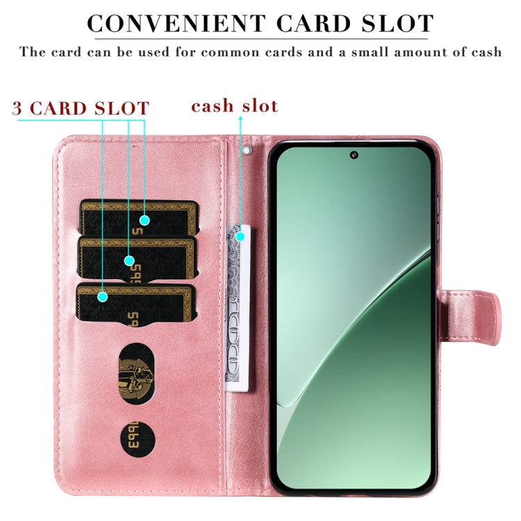 Fashion Calf Texture Zipper Leather Phone Case, For Xiaomi 15 Pro, For Xiaomi 15, For Xiaomi 14T Pro, For Xiaomi 14T