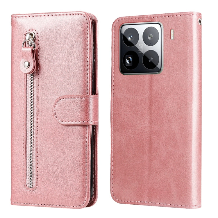Fashion Calf Texture Zipper Leather Phone Case, For Xiaomi 15 Pro, For Xiaomi 15, For Xiaomi 14T Pro, For Xiaomi 14T