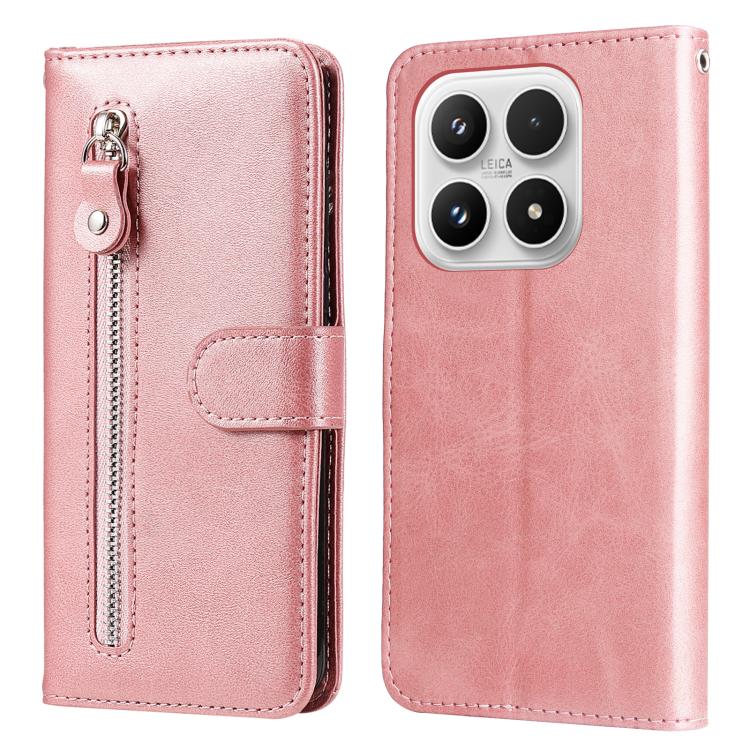 Fashion Calf Texture Zipper Leather Phone Case