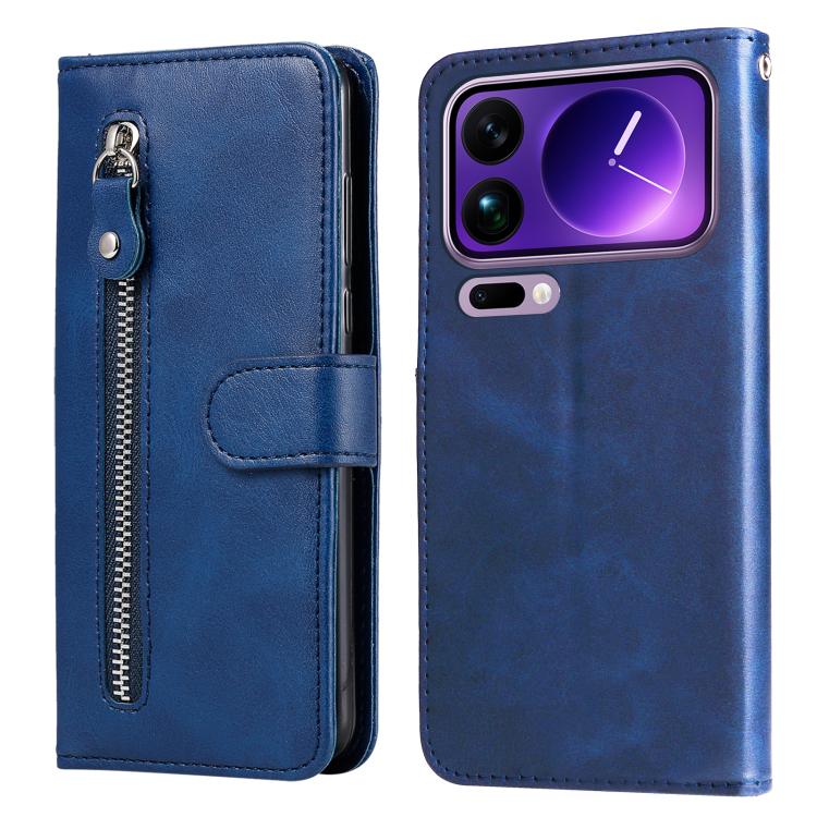 Fashion Calf Texture Zipper Leather Phone Case