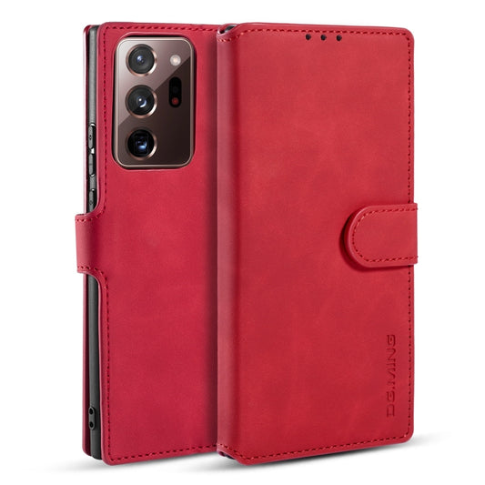 DG.MING Retro Oil Side Horizontal Flip Case with Holder &amp; Card Slots &amp; Wallet, For Samsung Galaxy Note20 Ultra, For Samsung Galaxy Note20, For OnePlus Nord, For OPPO Realme C11