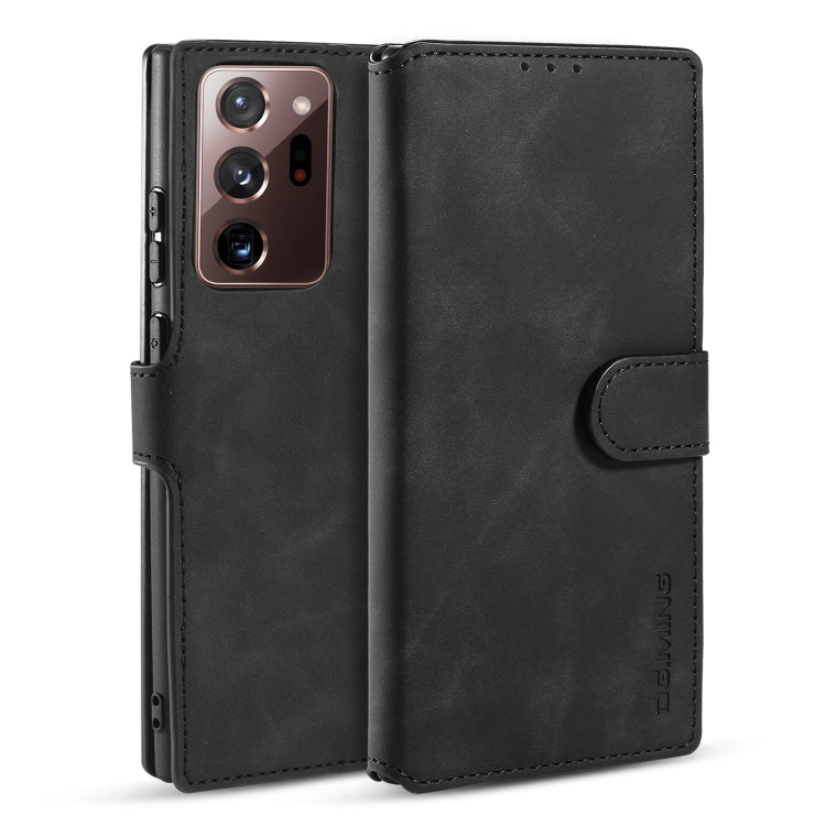 DG.MING Retro Oil Side Horizontal Flip Case with Holder & Card Slots & Wallet, For Samsung Galaxy Note20 Ultra, For Samsung Galaxy Note20, For OnePlus Nord, For OPPO Realme C11