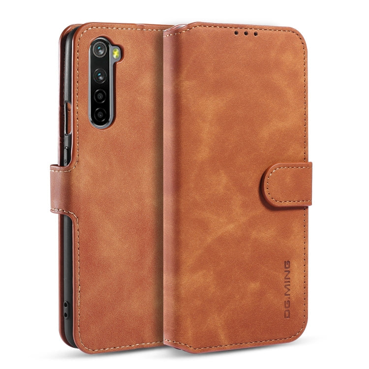 DG.MING Retro Oil Side Horizontal Flip Case with Holder & Card Slots & Wallet, For Samsung Galaxy Note20 Ultra, For Samsung Galaxy Note20, For OnePlus Nord, For OPPO Realme C11