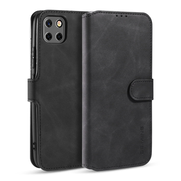 DG.MING Retro Oil Side Horizontal Flip Case with Holder & Card Slots & Wallet, For Samsung Galaxy Note20 Ultra, For Samsung Galaxy Note20, For OnePlus Nord, For OPPO Realme C11