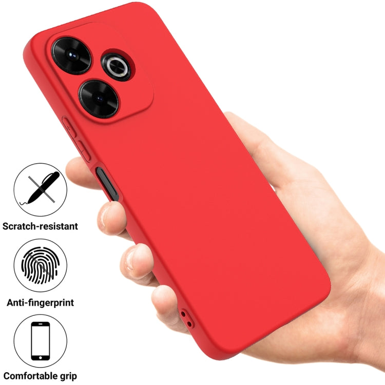 Solid Color Liquid Silicone Dropproof Full Coverage Phone Case