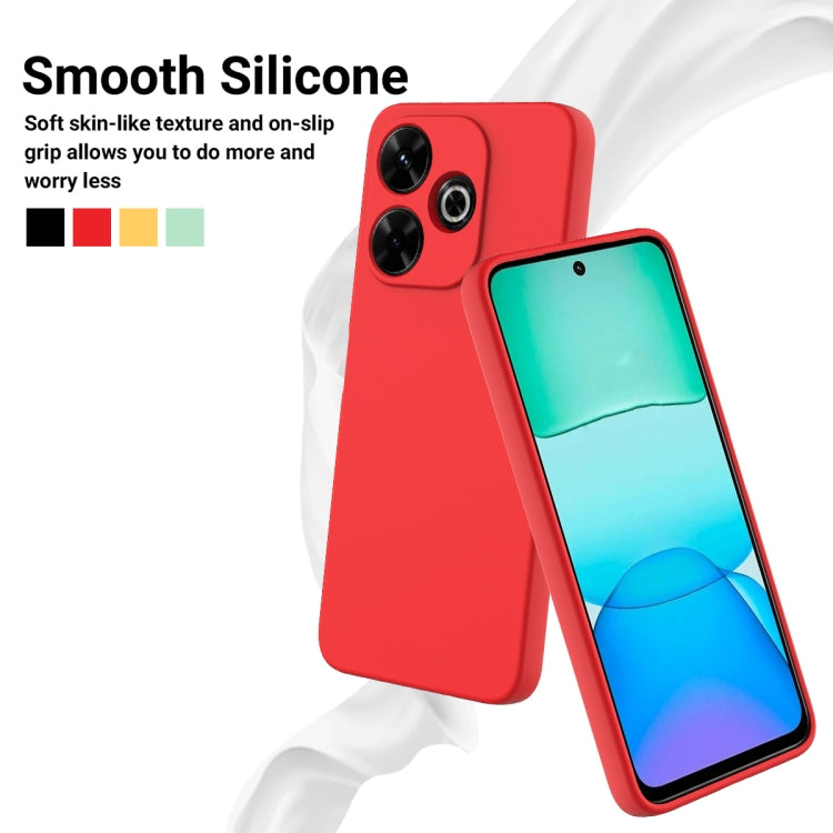 Solid Color Liquid Silicone Dropproof Full Coverage Phone Case