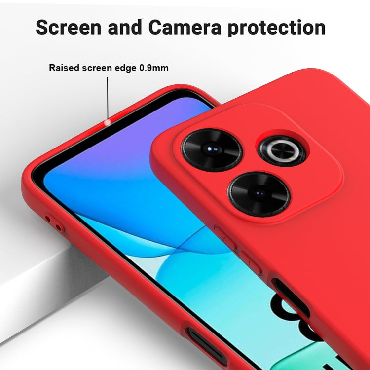 Solid Color Liquid Silicone Dropproof Full Coverage Phone Case