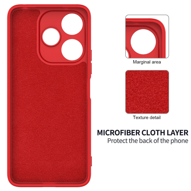 Solid Color Liquid Silicone Dropproof Full Coverage Phone Case