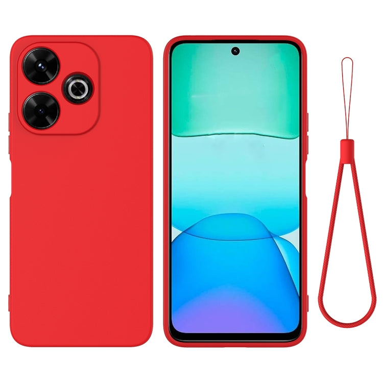 Solid Color Liquid Silicone Dropproof Full Coverage Phone Case