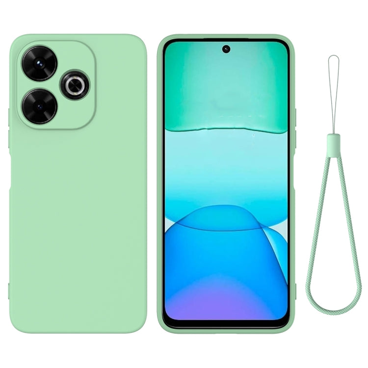 Solid Color Liquid Silicone Dropproof Full Coverage Phone Case