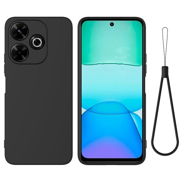 Solid Color Liquid Silicone Dropproof Full Coverage Phone Case