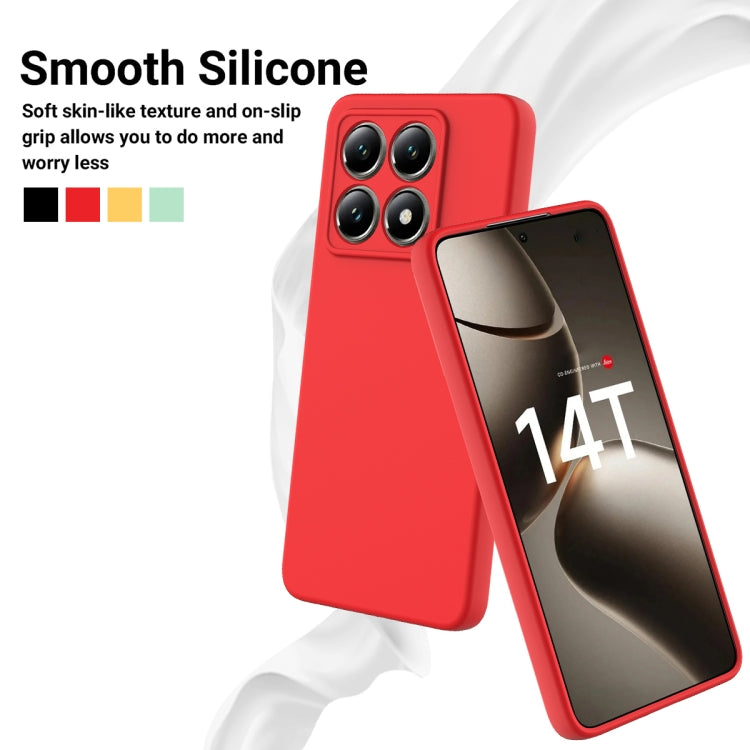 Solid Color Liquid Silicone Dropproof Full Coverage Phone Case