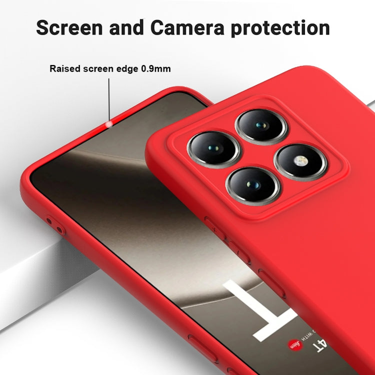Solid Color Liquid Silicone Dropproof Full Coverage Phone Case