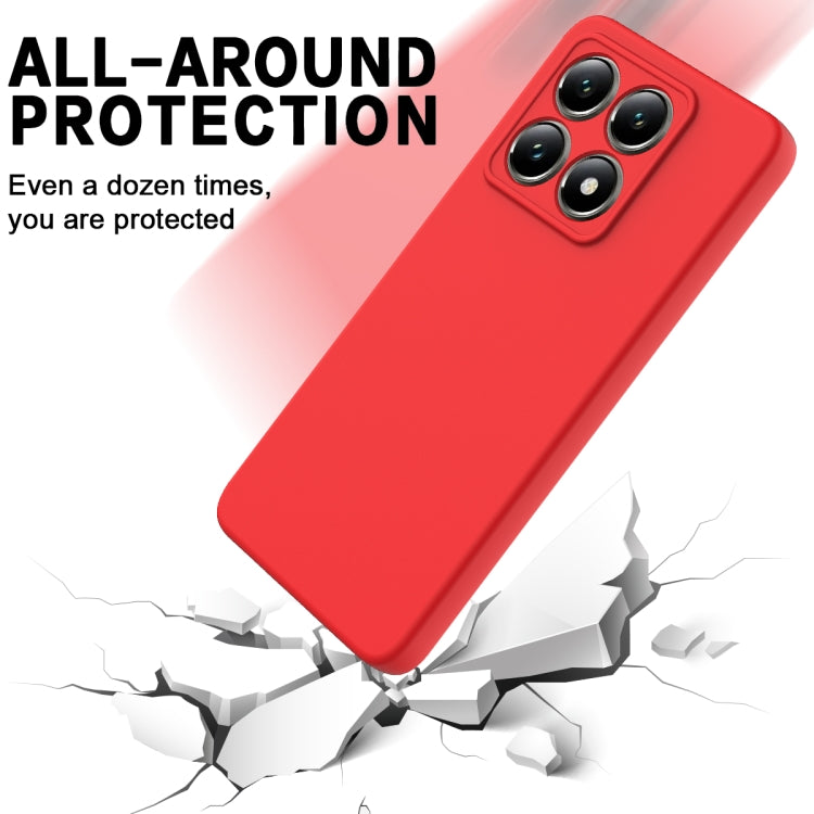 Solid Color Liquid Silicone Dropproof Full Coverage Phone Case