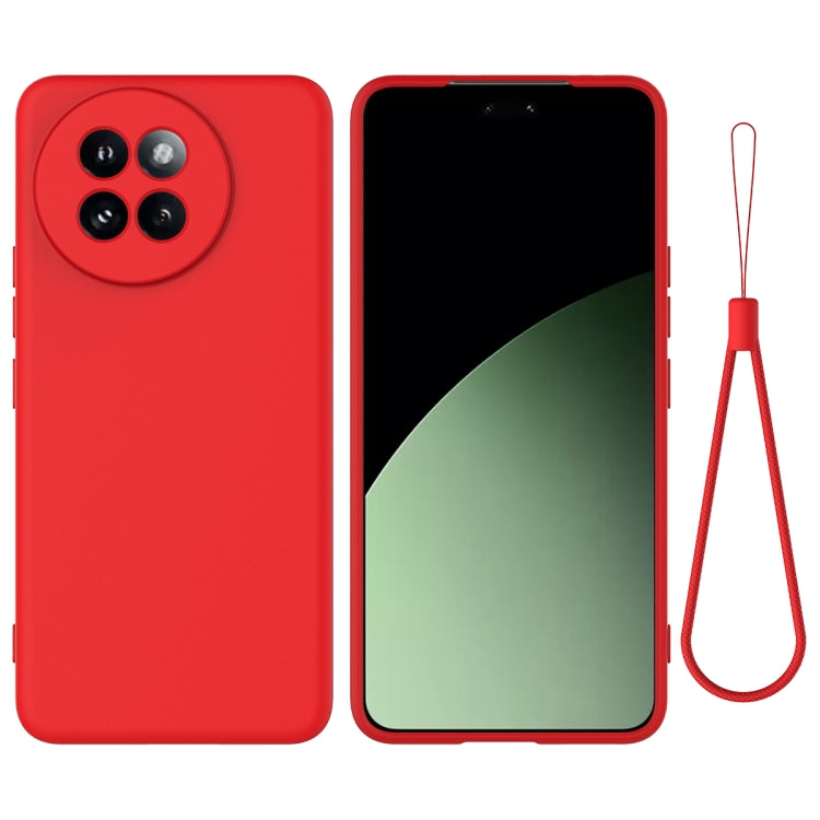 Solid Color Liquid Silicone Dropproof Full Coverage Phone Case