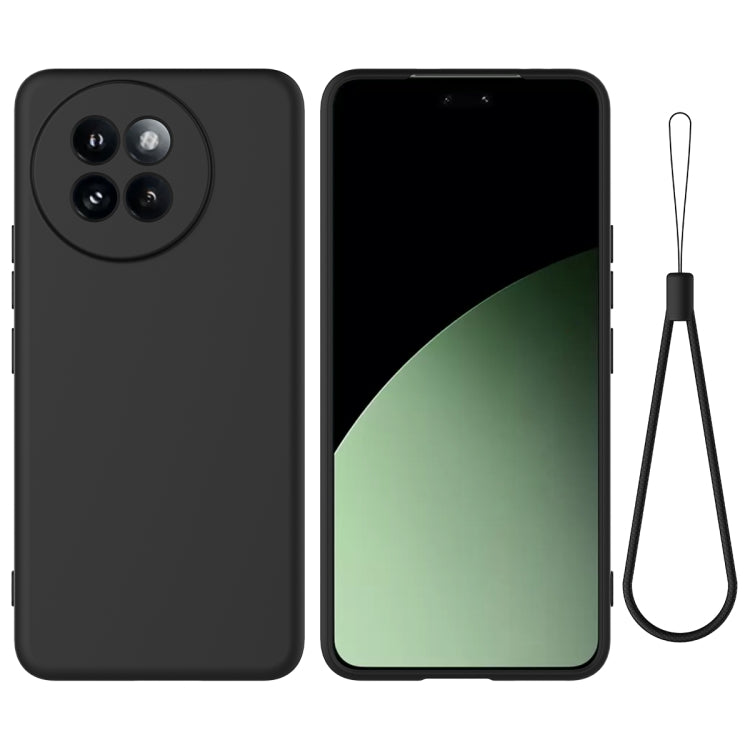 Solid Color Liquid Silicone Dropproof Full Coverage Phone Case