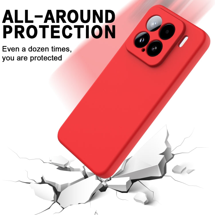 Solid Color Liquid Silicone Dropproof Full Coverage Phone Case, For Xiaomi 15, For Xiaomi 14T Pro, For Xiaomi 14T, For Xiaomi Poco M6 4G, For Xiaomi Poco M6 Plus, For Xiaomi 14 Civi / Civi 4 Pro