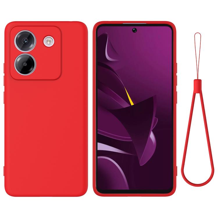 Solid Color Liquid Silicone Dropproof Full Coverage Phone Case