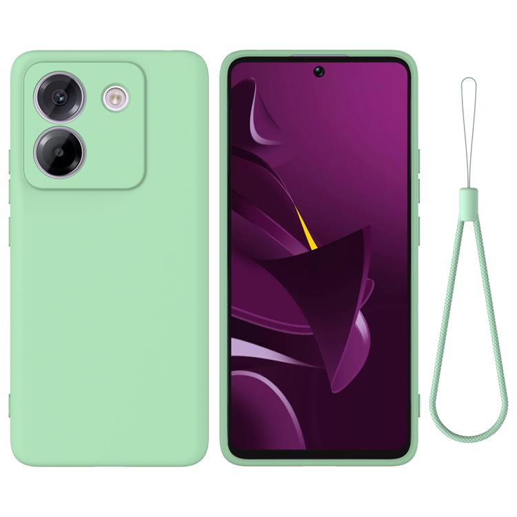 Solid Color Liquid Silicone Dropproof Full Coverage Phone Case