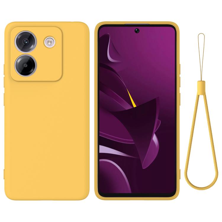 Solid Color Liquid Silicone Dropproof Full Coverage Phone Case