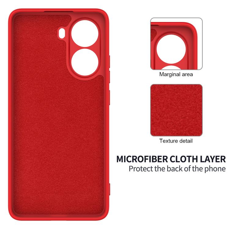 Solid Color Liquid Silicone Dropproof Full Coverage Phone Case