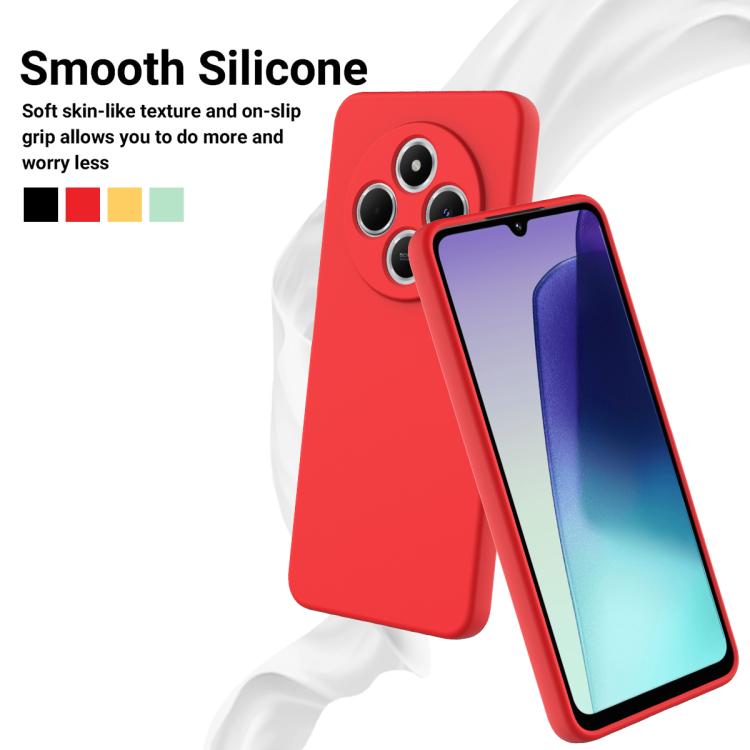 Solid Color Liquid Silicone Dropproof Full Coverage Phone Case, For Xiaomi Poco M7 5G, For Xiaomi Poco X7, For Xiaomi 15 Ultra, For Xiaomi Poco X7 Pro, For Xiaomi Poco M7 Pro 5G, For Xiaomi 15 Pro