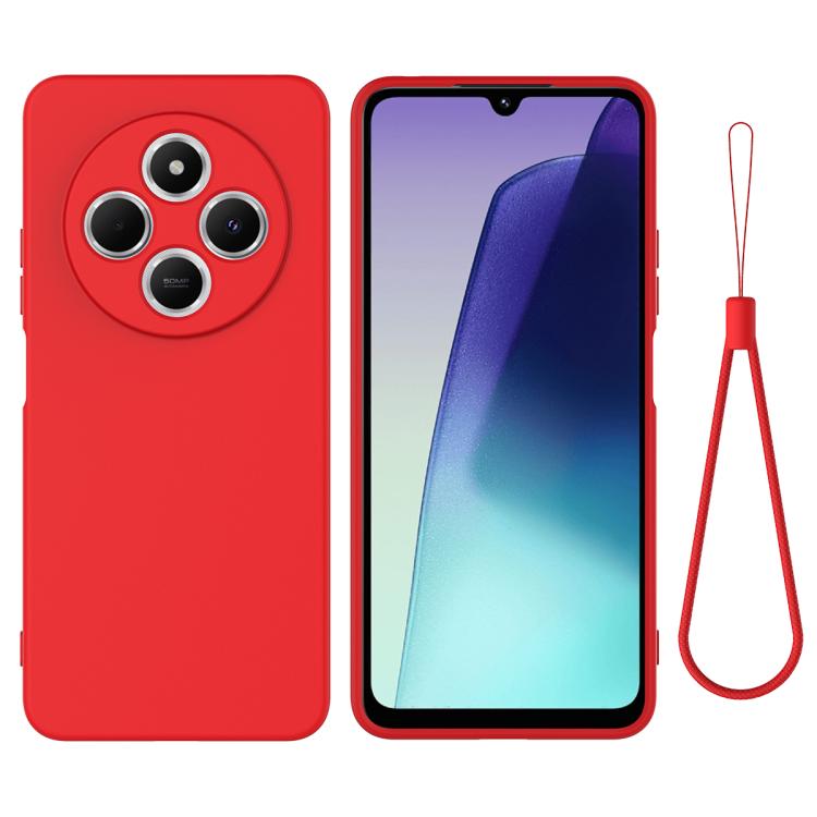 Solid Color Liquid Silicone Dropproof Full Coverage Phone Case, For Xiaomi Poco M7 5G, For Xiaomi Poco X7, For Xiaomi 15 Ultra, For Xiaomi Poco X7 Pro, For Xiaomi Poco M7 Pro 5G, For Xiaomi 15 Pro