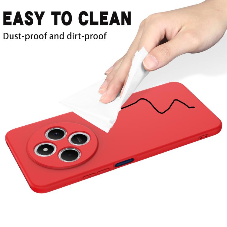 Solid Color Liquid Silicone Dropproof Full Coverage Phone Case, For Xiaomi Poco M7 5G, For Xiaomi Poco X7, For Xiaomi 15 Ultra, For Xiaomi Poco X7 Pro, For Xiaomi Poco M7 Pro 5G, For Xiaomi 15 Pro