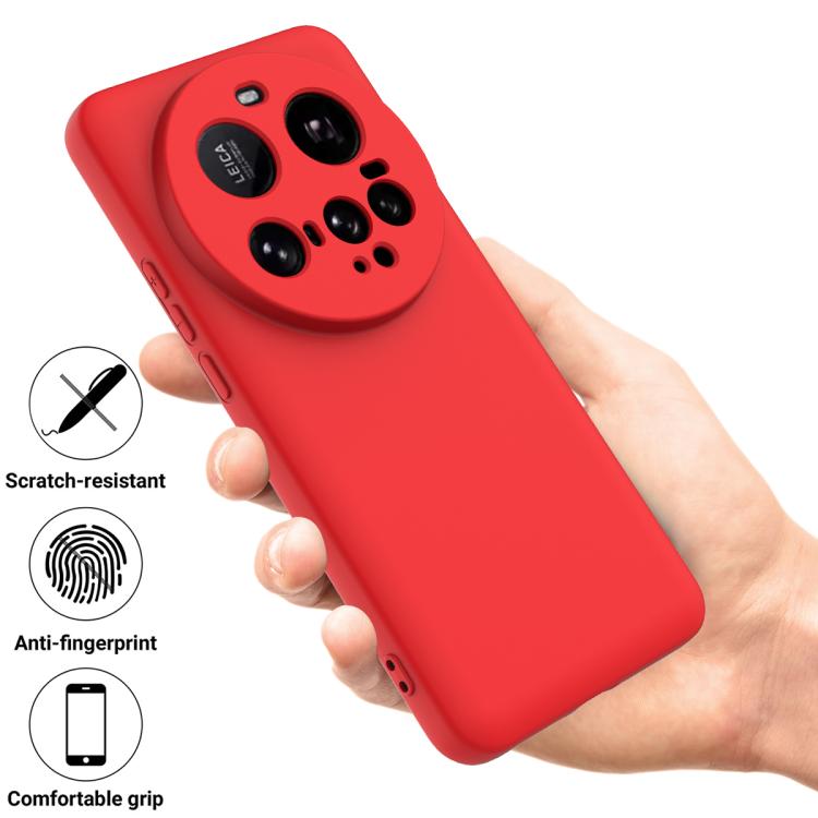 Solid Color Liquid Silicone Dropproof Full Coverage Phone Case